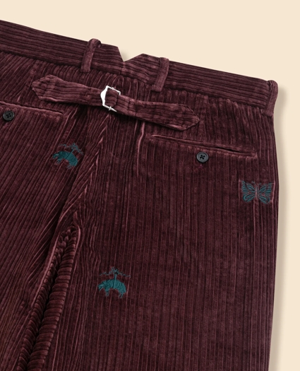 Brooks Brothers x NEEDLES Cotton Corduroy GF Papillon Wide Trousers, image 4