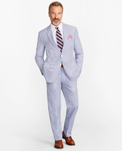 Madison Fit Stripe Seersucker Suit, image 1