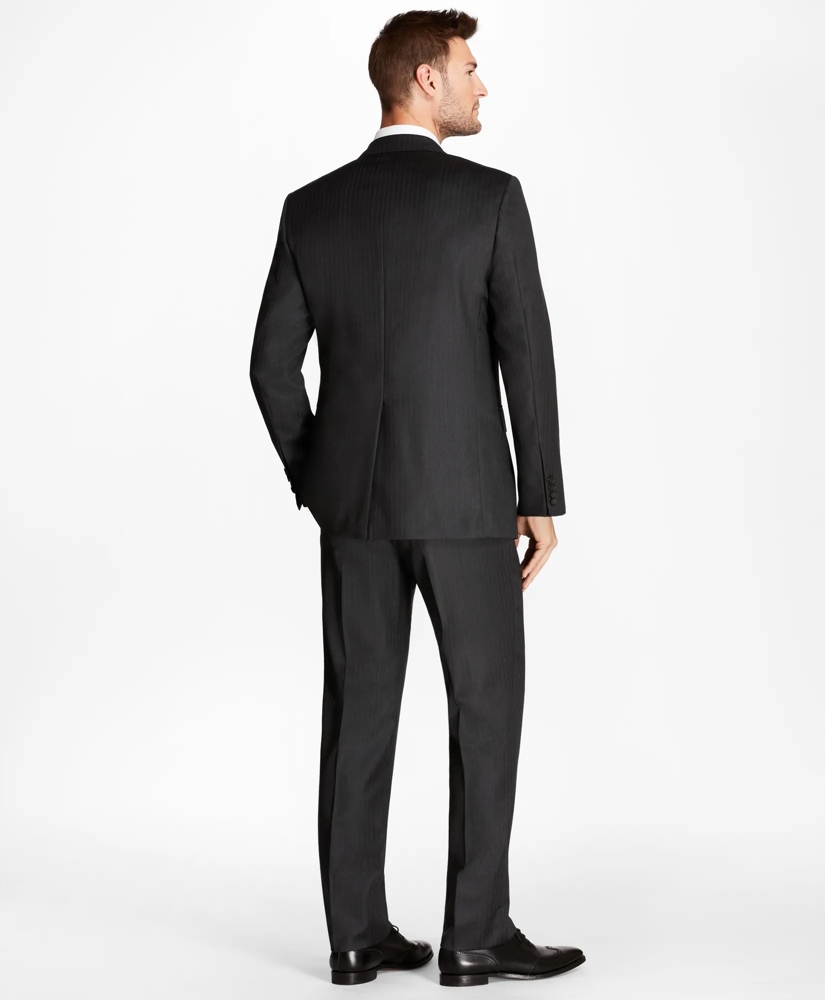 Classic Fit Grey Herringbone 1818 Suit, image 4