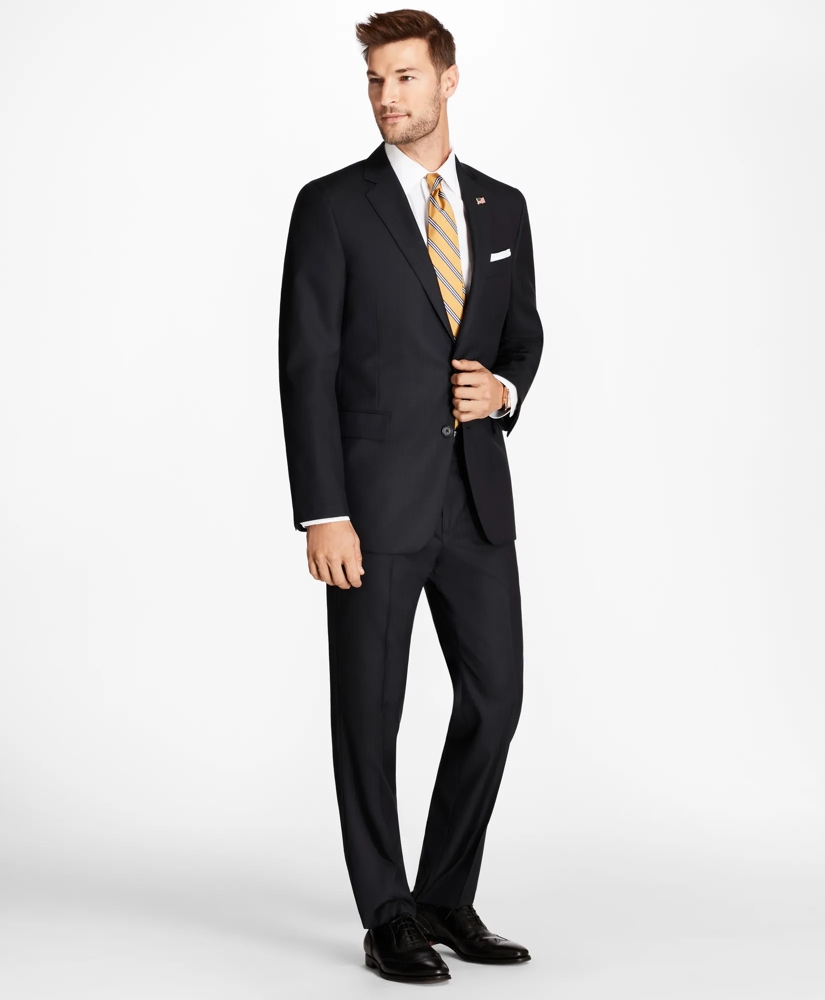 Classic Fit Blue Herringbone 1818 Suit, image 1
