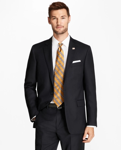 Classic Fit Blue Herringbone 1818 Suit, image 2
