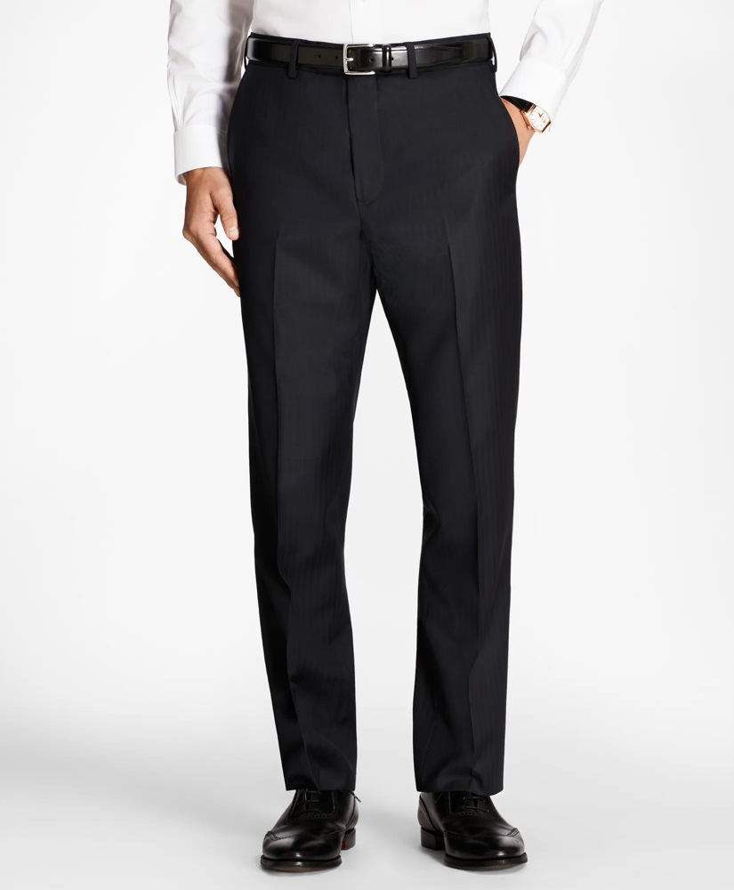 Classic Fit Blue Herringbone 1818 Suit, image 4