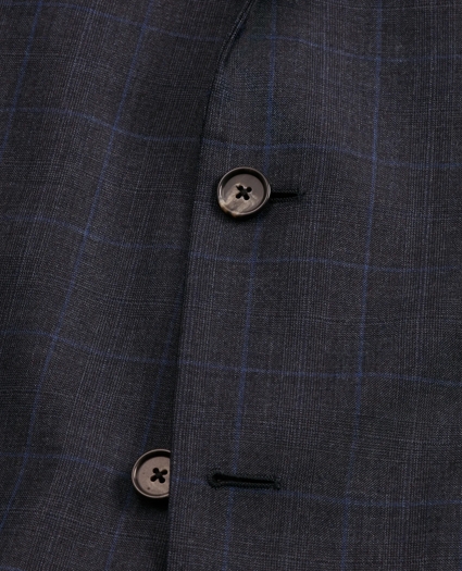 Regent Fit Plaid 1818 Suit, image 2