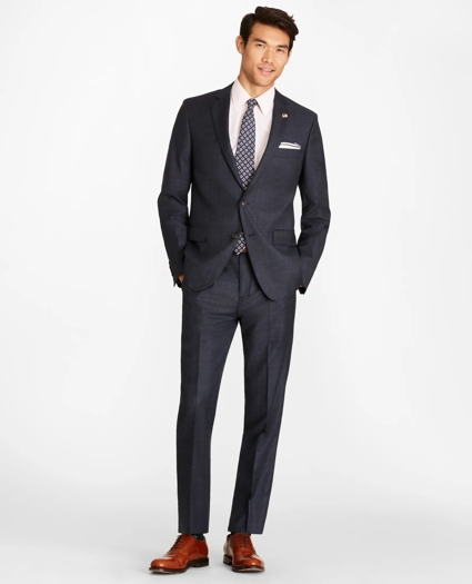 Regent Fit Plaid 1818 Suit, image 3