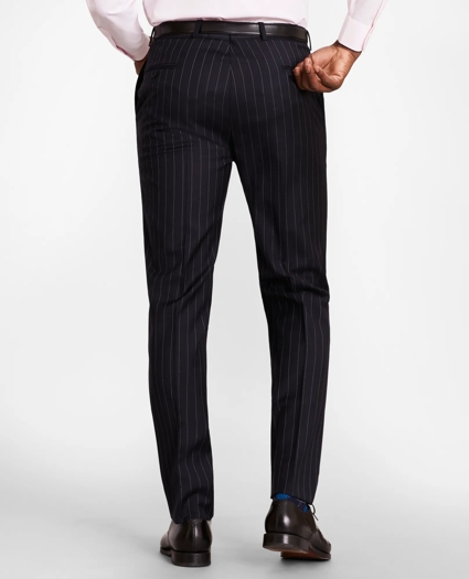Brooks Brothers Regent-Fit Bead-Stripe Wool Twill Suit Pants, image 3