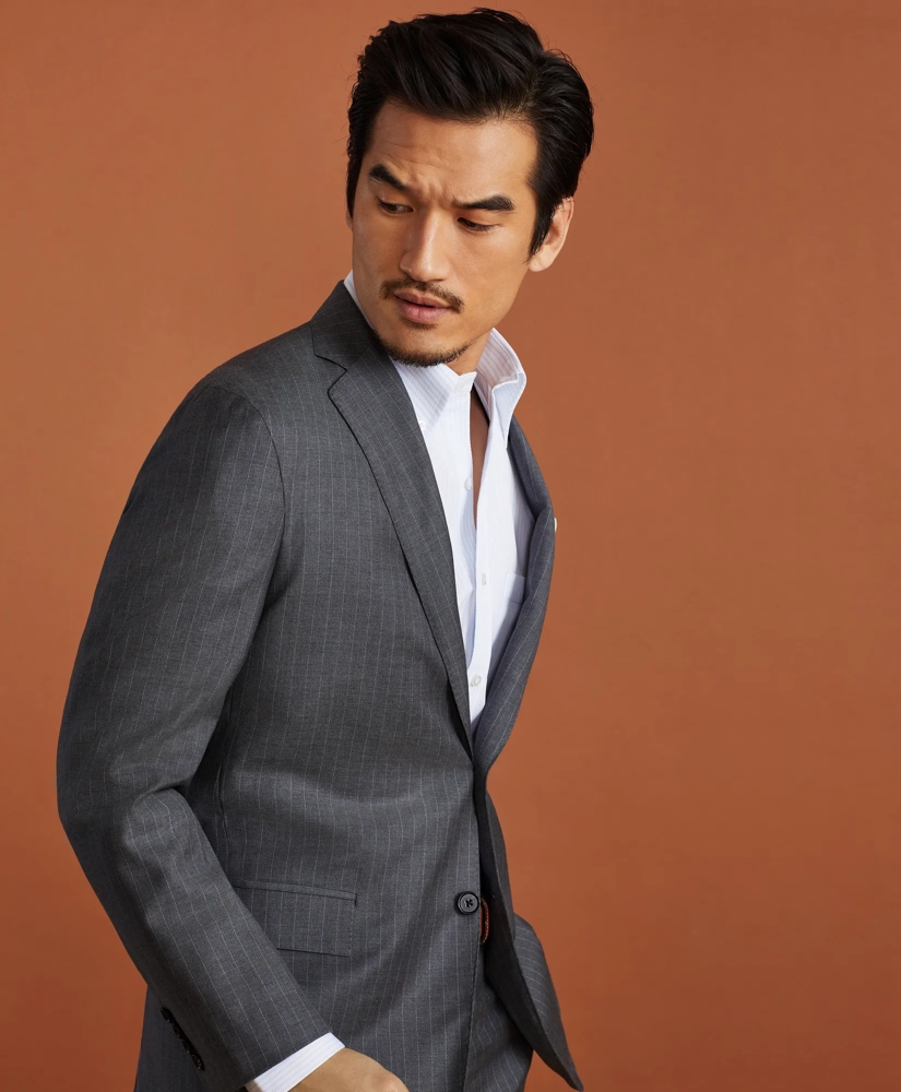 Golden Fleece® Merino Wool Pinstripe Suit, image 2