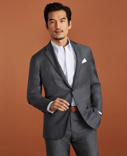 Golden Fleece® Merino Wool Pinstripe Suit, image 3