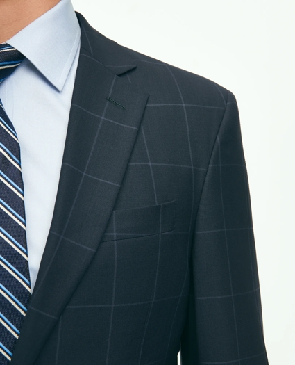 Brooks Brothers Explorer Collection Regent Fit Merino Wool Windowpane Suit Jacket, image 4