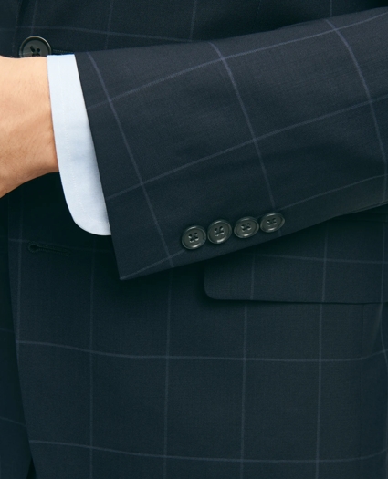 Brooks Brothers Explorer Collection Regent Fit Merino Wool Windowpane Suit Jacket, image 5
