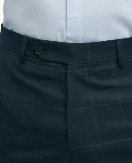 Brooks Brothers Explorer Collection Regent Fit Merino Wool Windowpane Suit Pants, image 4