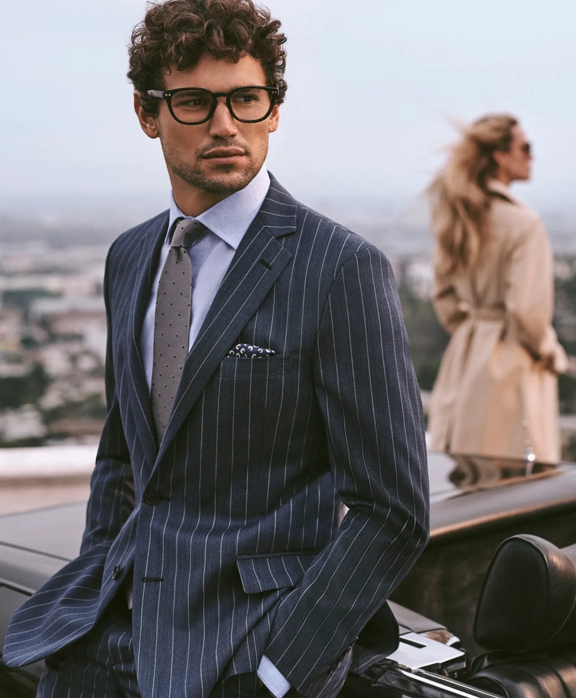 Classic Fit Pinstripe 1818 Suit, image 3