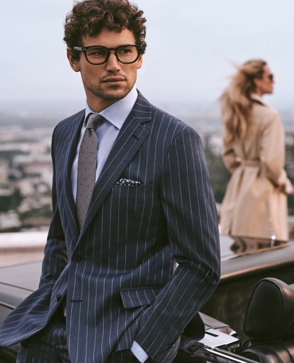 Classic Fit Pinstripe 1818 Suit, image 3
