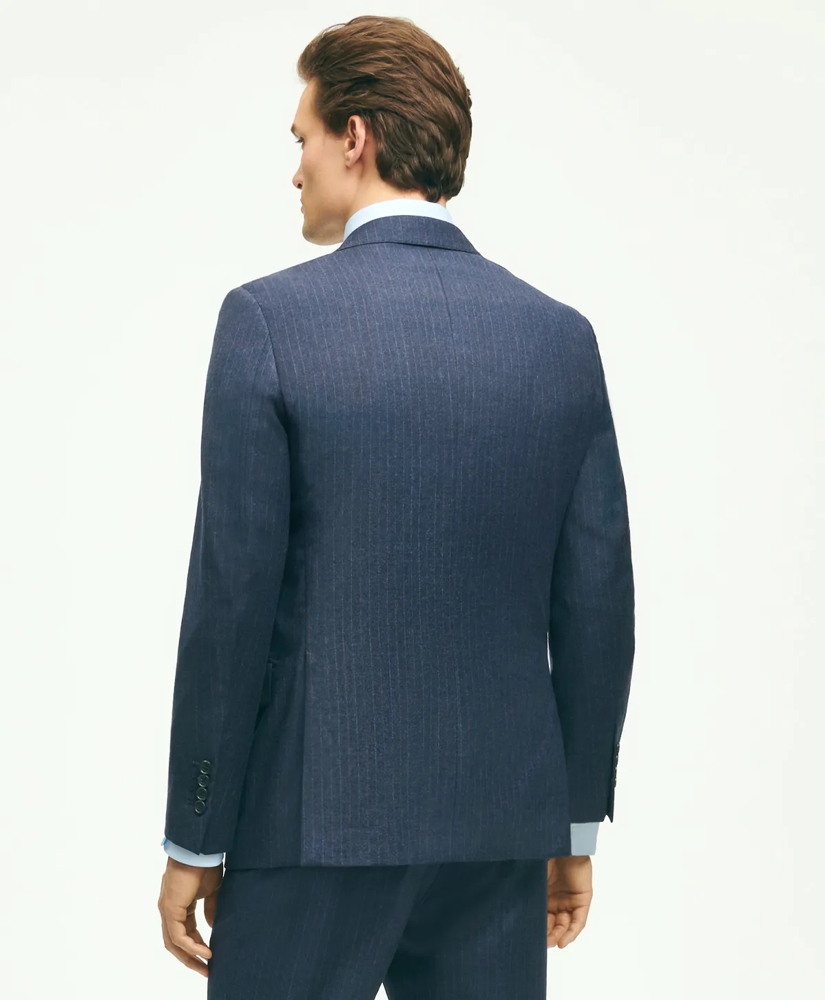 Classic Fit Stretch Wool Flannel Pinstripe 1818 Suit, image 5