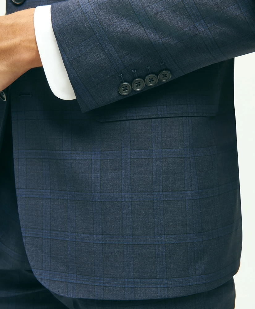 Classic Fit Wool Checked 1818 Suit Classic Fit Wool Checked 1818 Suit