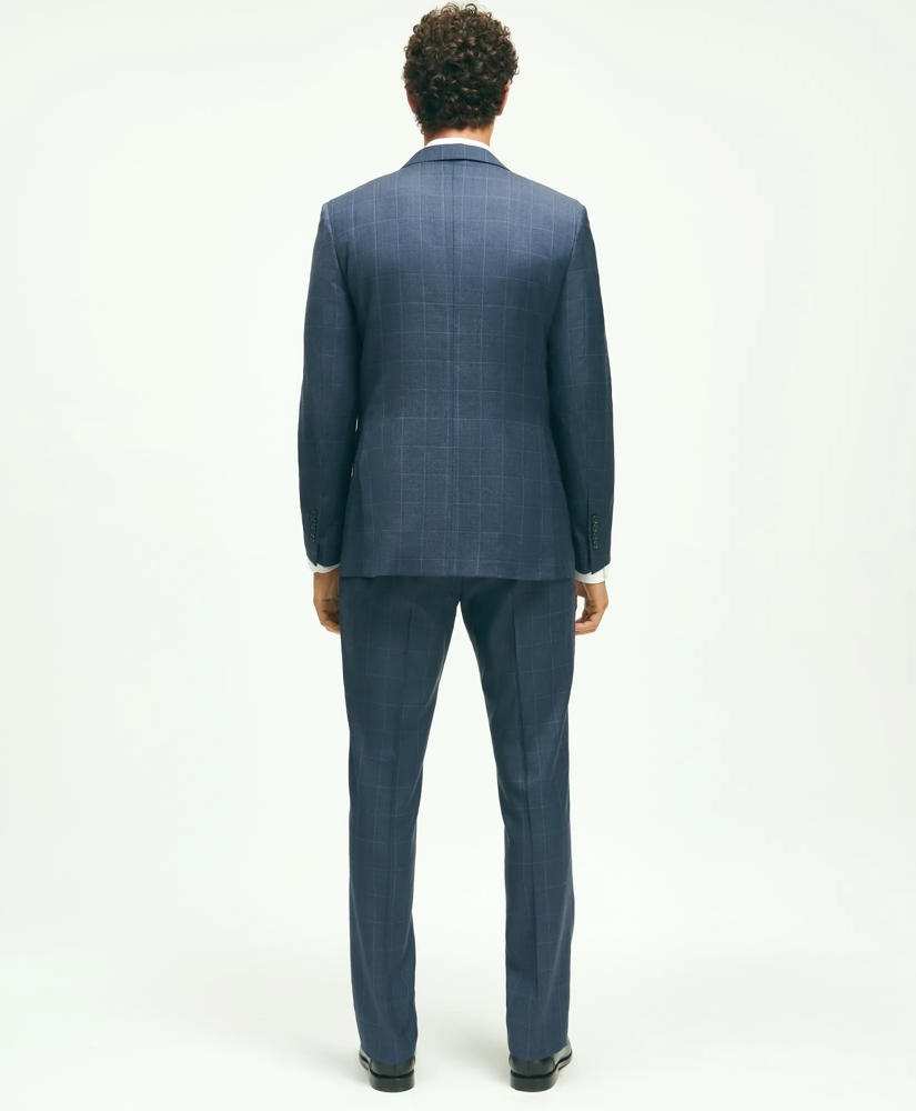 Classic Fit Wool Windowpane 1818 Suit, image 2