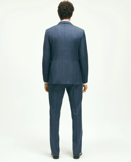 Classic Fit Wool Windowpane 1818 Suit, image 2