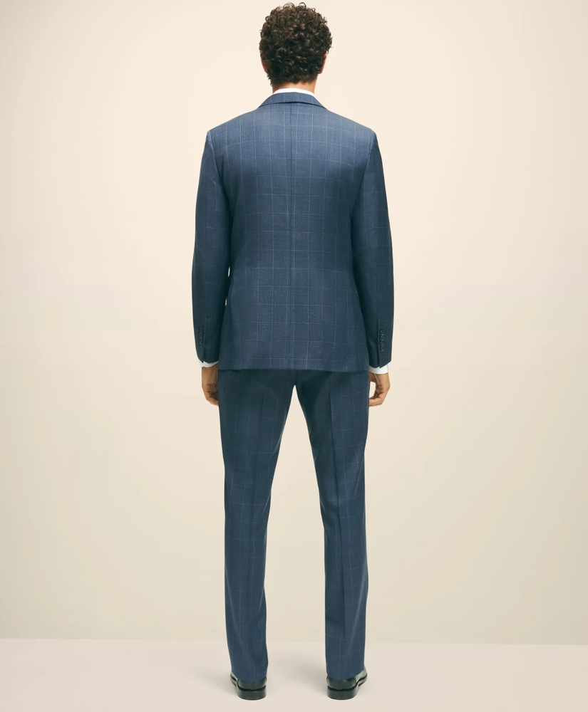 Classic Fit Wool Windowpane 1818 Suit, image 2