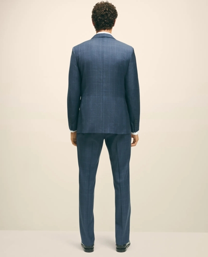 Classic Fit Wool Windowpane 1818 Suit, image 2