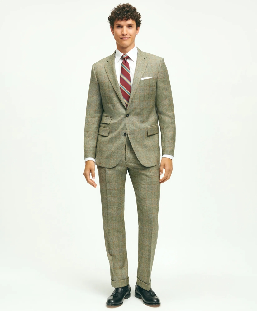 Classic Fit Stretch Wool Windowpane 1818 Suit, image 1