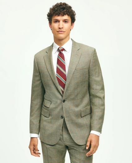Classic Fit Stretch Wool Windowpane 1818 Suit, image 3