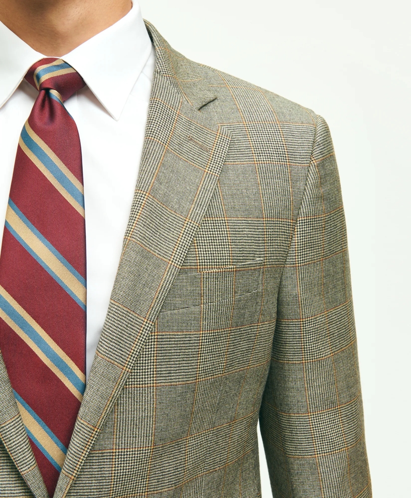 Classic Fit Stretch Wool Windowpane 1818 Suit, image 4