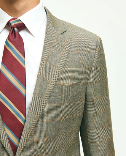 Classic Fit Stretch Wool Windowpane 1818 Suit, image 4