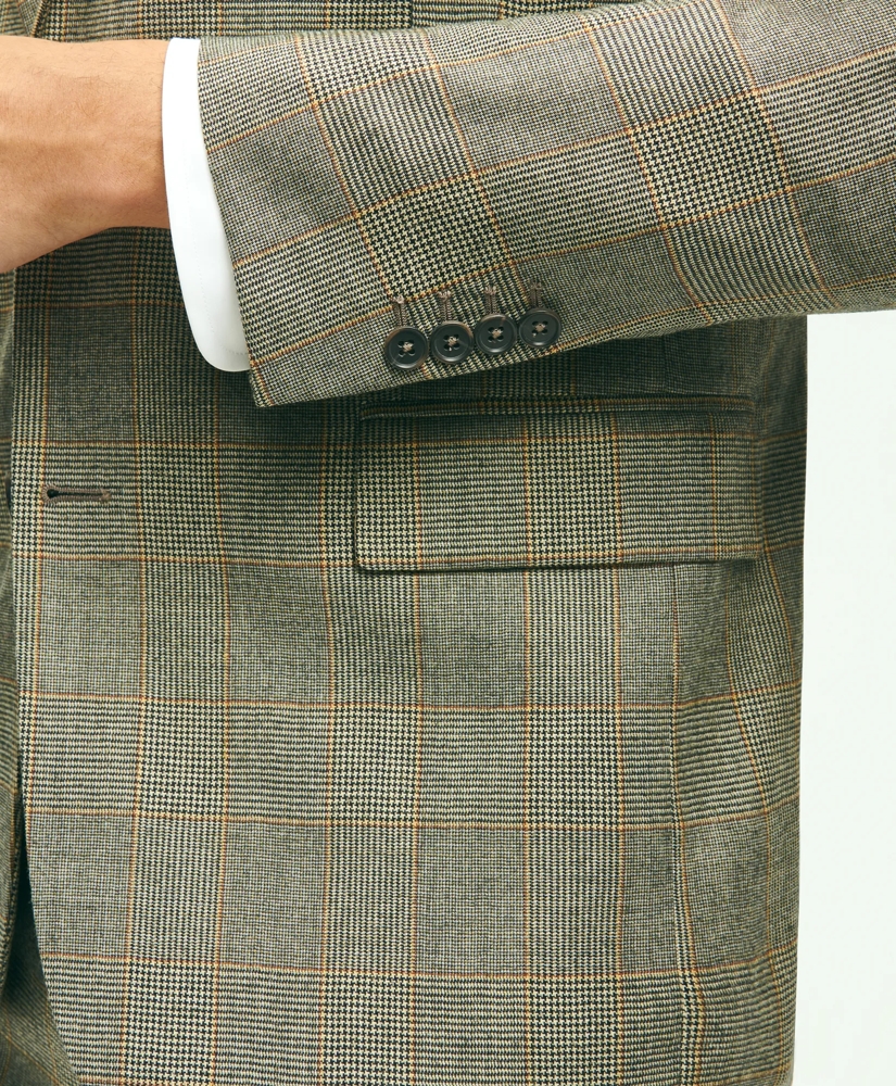 Classic Fit Stretch Wool Windowpane 1818 Suit, image 5
