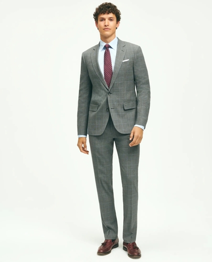 Brooks Brothers Explorer Collection Classic Fit Wool Plaid Suit Jacket, image 4