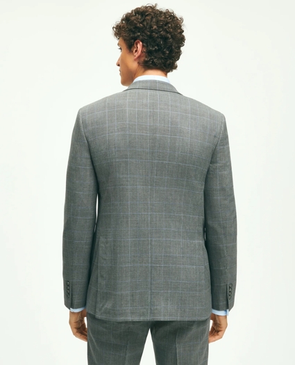 Brooks Brothers Explorer Collection Classic Fit Wool Plaid Suit Jacket, image 6