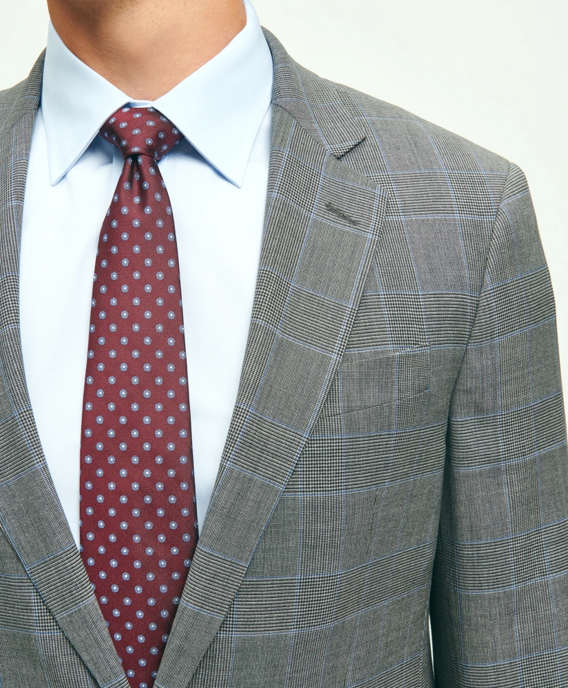 Brooks Brothers Explorer Collection Classic Fit Wool Plaid Suit Jacket, image 3