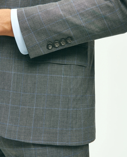 Brooks Brothers Explorer Collection Classic Fit Wool Plaid Suit Jacket, image 7