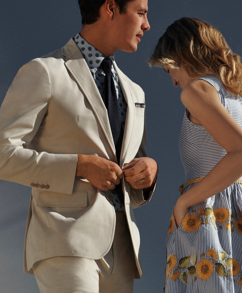 Classic Fit Cotton Stretch Suit Jacket, image 7
