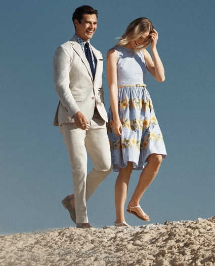 Classic Fit Stretch Cotton Suit Pants, image 5