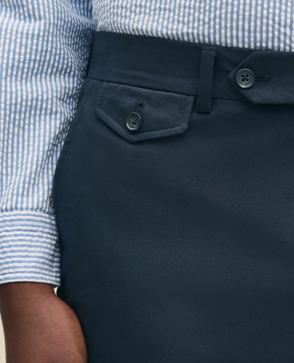 Classic Fit Stretch Cotton Suit Pants, image 3