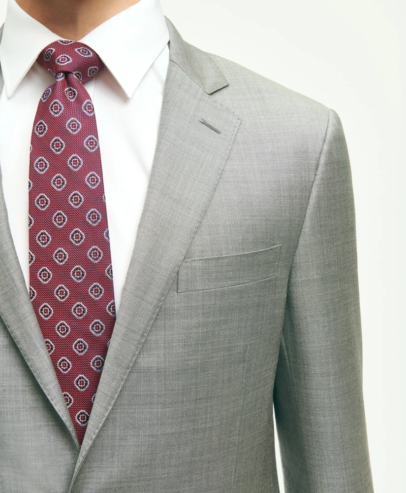 Classic Fit Wool Sharkskin 1818 Suit, image 2