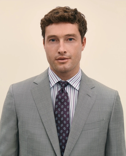 Classic Fit Wool Sharkskin 1818 Suit, image 3