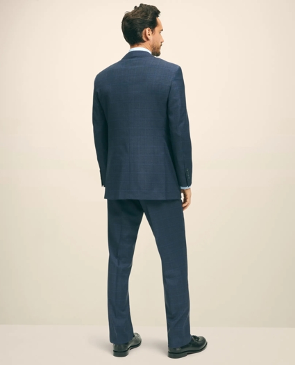 Traditional Fit Wool Checked 1818 Suit, image 2