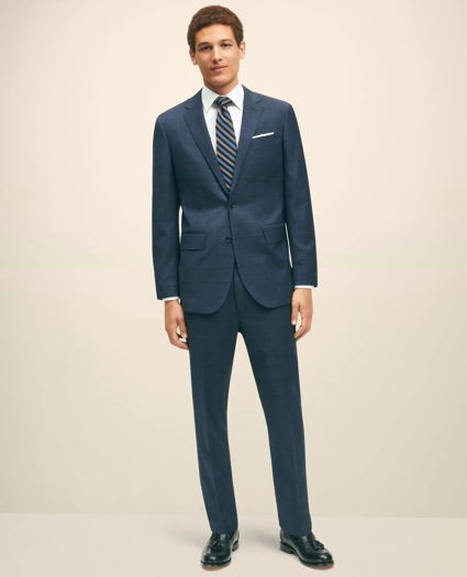 Slim Fit Wool Checked 1818 Suit, image 1