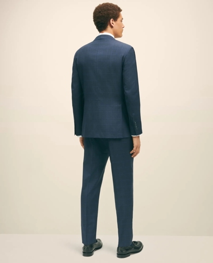 Slim Fit Wool Checked 1818 Suit, image 2