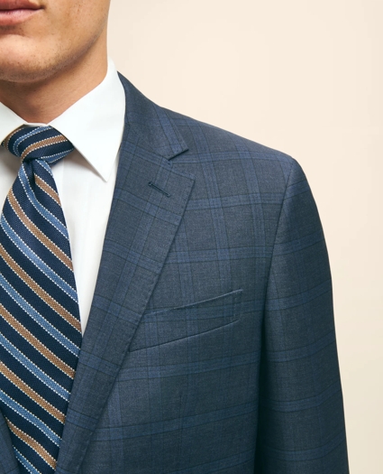 Slim Fit Wool Checked 1818 Suit, image 4