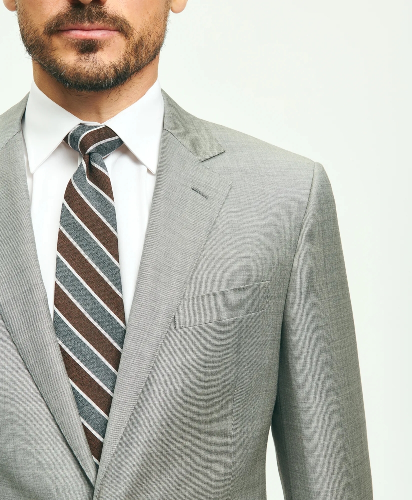 Traditional Fit  Wool Sharkskin 1818 Suit, image 4