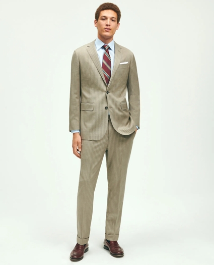 Slim Fit Wool Pinstripe 1818 Suit, image 1