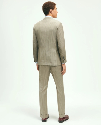 Slim Fit Wool Pinstripe 1818 Suit, image 2