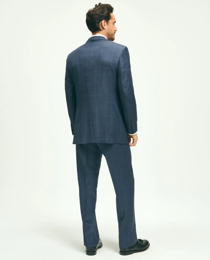 Traditional Fit Wool Windowpane 1818 Suit, image 2