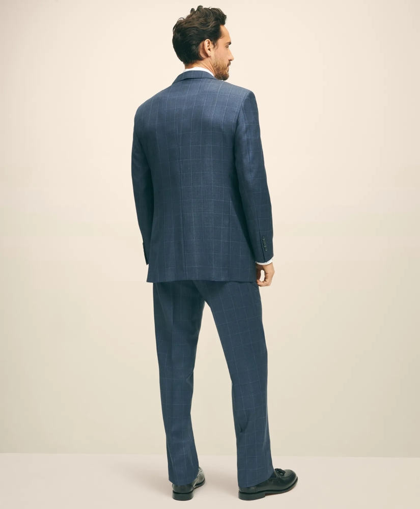 Traditional Fit Wool Windowpane 1818 Suit, image 3
