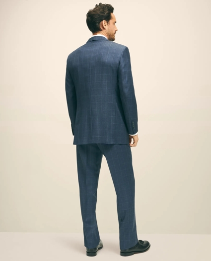 Traditional Fit Wool Windowpane 1818 Suit, image 3