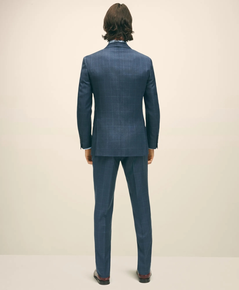 Slim Fit Wool Windowpane 1818 Suit, image 2