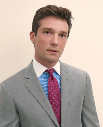 Slim Fit Wool Sharkskin 1818 Suit, image 3