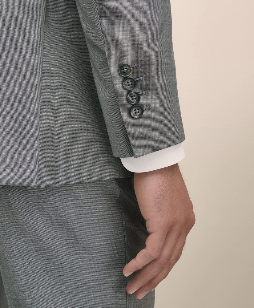 Slim Fit Wool Sharkskin 1818 Suit, image 5