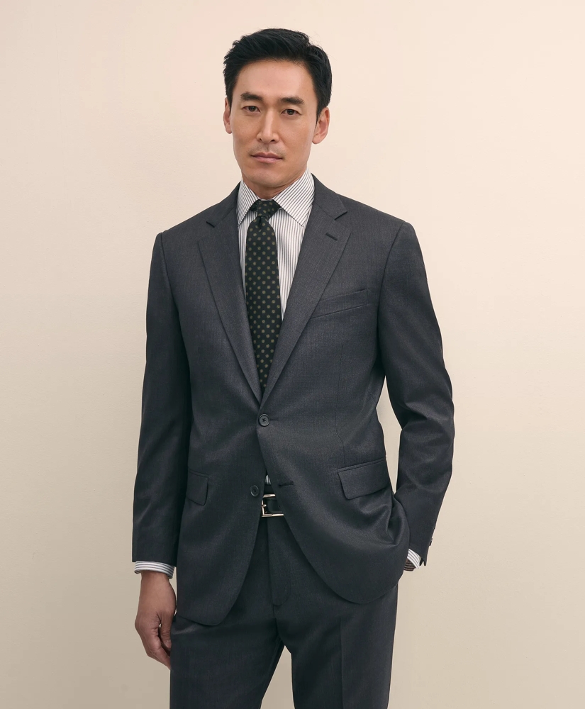 Traditional Fit Wool 1818 Suit, image 2